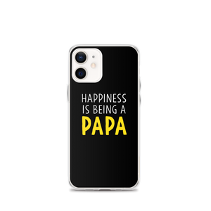 iPhone 12 mini Happiness is Being a Papa (Funny) iPhone Case by Design Express