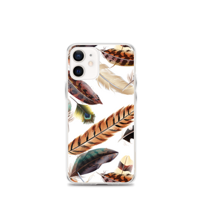 iPhone 12 mini Feathers Pattern iPhone Case by Design Express