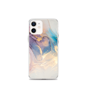 iPhone 12 mini Soft Marble Liquid ink Art Full Print iPhone Case by Design Express