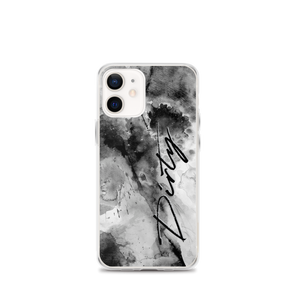 iPhone 12 mini Dirty Abstract Ink Art iPhone Case by Design Express