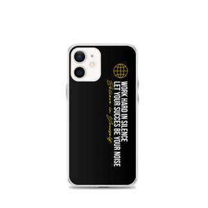 iPhone 12 mini Work hard in silence iPhone Case by Design Express