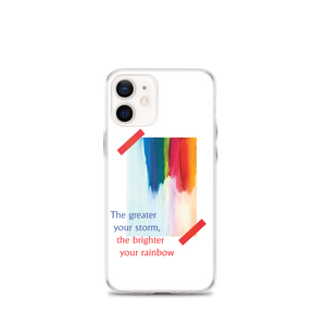 iPhone 12 mini Rainbow iPhone Case White by Design Express