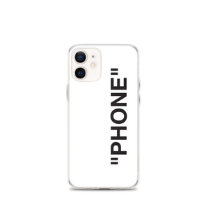 iPhone 12 mini "PRODUCT" Series "PHONE" iPhone Case White by Design Express