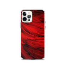 iPhone 12 Pro Red Feathers iPhone Case by Design Express