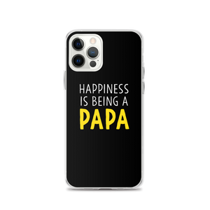 iPhone 12 Pro Happiness is Being a Papa (Funny) iPhone Case by Design Express