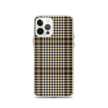 iPhone 12 Pro Herringbone Glen Plaid Pattern iPhone Case by Design Express