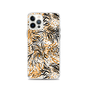 iPhone 12 Pro Tiger Seamless Pattern iPhone Case by Design Express