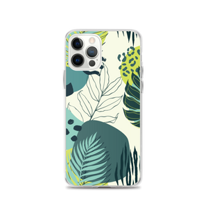 iPhone 12 Pro Fresh Tropical Leaf Pattern iPhone Case by Design Express