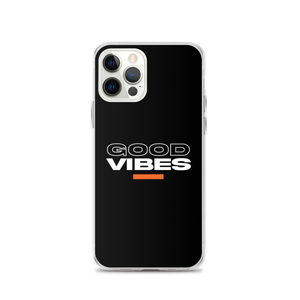 iPhone 12 Pro Good Vibes Text iPhone Case by Design Express