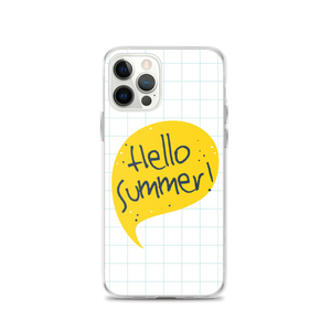 iPhone 12 Pro Hello Summer Yellow iPhone Case by Design Express