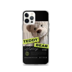 iPhone 12 Pro Teddy Bear Hystory iPhone Case Black by Design Express