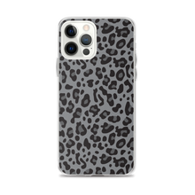 iPhone 12 Pro Max Grey Leopard Print iPhone Case by Design Express