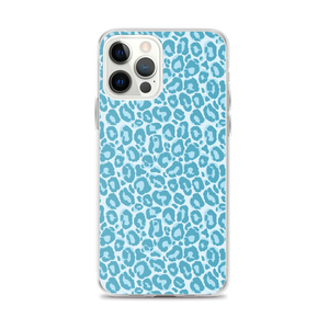 iPhone 12 Pro Max Teal Leopard Print iPhone Case by Design Express