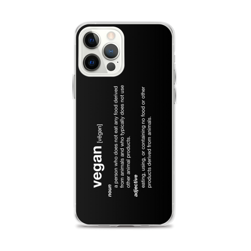 iPhone 12 Pro Max Vegan Dictionary iPhone Case by Design Express