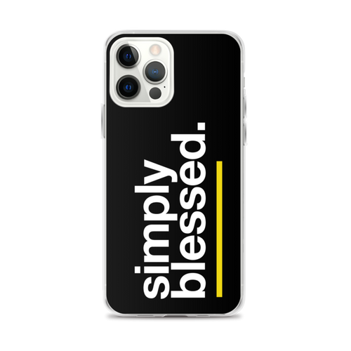 iPhone 12 Pro Max Simply Blessed (Sans) iPhone Case by Design Express