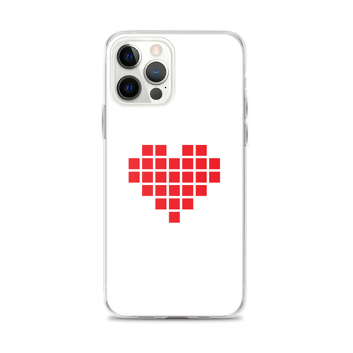 iPhone 12 Pro Max I Heart U Pixel iPhone Case by Design Express