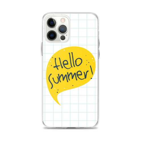 iPhone 12 Pro Max Hello Summer Yellow iPhone Case by Design Express