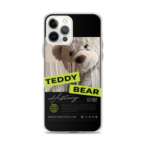 iPhone 12 Pro Max Teddy Bear Hystory iPhone Case Black by Design Express