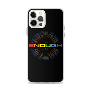 You Are Enough (Colorful) Clear Case for iPhone®