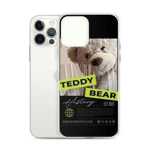 Teddy Bear Hystory iPhone Case Black by Design Express