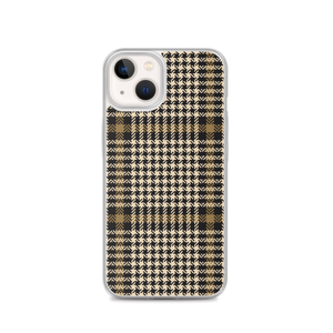iPhone 13 Herringbone Glen Plaid Pattern iPhone Case by Design Express