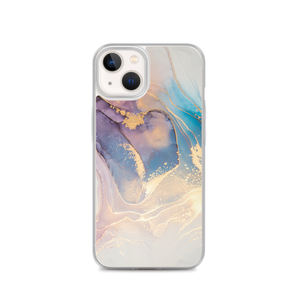 iPhone 13 Soft Marble Liquid ink Art Full Print iPhone Case by Design Express