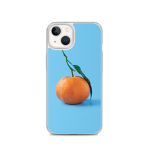 iPhone 13 Orange on Blue iPhone Case by Design Express