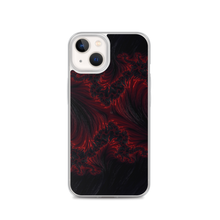 iPhone 13 Black Red Fractal Art iPhone Case by Design Express