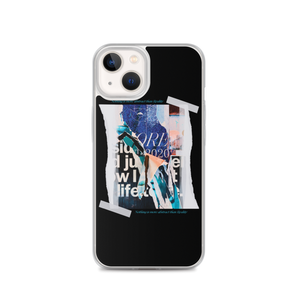 iPhone 13 Nothing is more abstarct than reality iPhone Case by Design Express