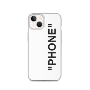 iPhone 13 "PRODUCT" Series "PHONE" iPhone Case White by Design Express