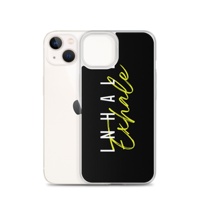 Inhale Exhale Clear Case for iPhone®