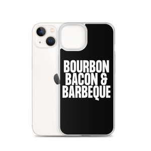 Bourbon Bacon & Barbeque (Funny) iPhone Case