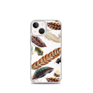 iPhone 13 mini Feathers Pattern iPhone Case by Design Express