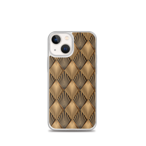 iPhone 13 mini Golden Art Deco Pattern iPhone Case by Design Express