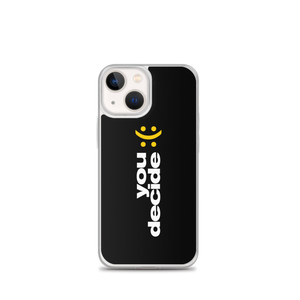 iPhone 13 mini You Decide (Smile-Sullen) iPhone Case by Design Express