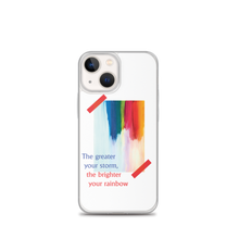 iPhone 13 mini Rainbow iPhone Case White by Design Express