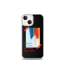 iPhone 13 mini Rainbow iPhone Case Black by Design Express