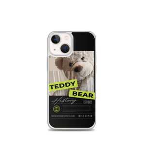 iPhone 13 mini Teddy Bear Hystory iPhone Case Black by Design Express