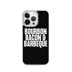 Bourbon Bacon & Barbeque (Funny) iPhone Case