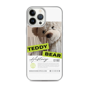 iPhone 13 Pro Max Teddy Bear Hystory iPhone Case by Design Express