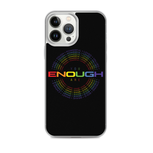 You Are Enough (Colorful) Clear Case for iPhone®