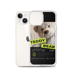 Teddy Bear Hystory iPhone Case Black by Design Express