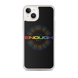 You Are Enough (Colorful) Clear Case for iPhone®