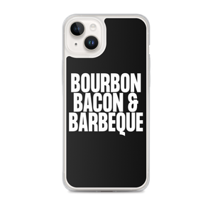 Bourbon Bacon & Barbeque (Funny) iPhone Case