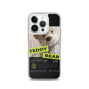 iPhone 14 Pro Teddy Bear Hystory iPhone Case Black by Design Express