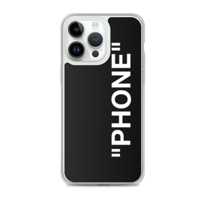 iPhone 14 Pro Max "PRODUCT" Series "PHONE" iPhone Case Black by Design Express