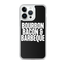 Bourbon Bacon & Barbeque (Funny) iPhone Case