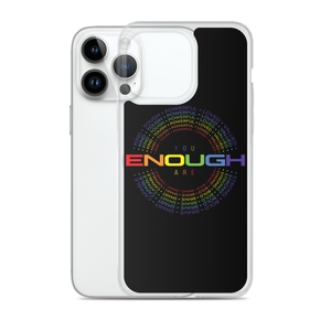 You Are Enough (Colorful) Clear Case for iPhone®