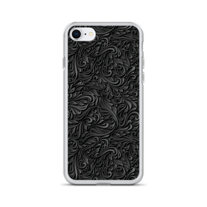 iPhone 7/8 3D Black Ornament Pattern iPhone Case by Design Express