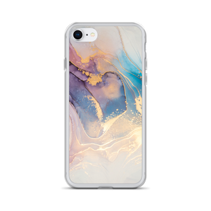 iPhone 7/8 Soft Marble Liquid ink Art Full Print iPhone Case by Design Express